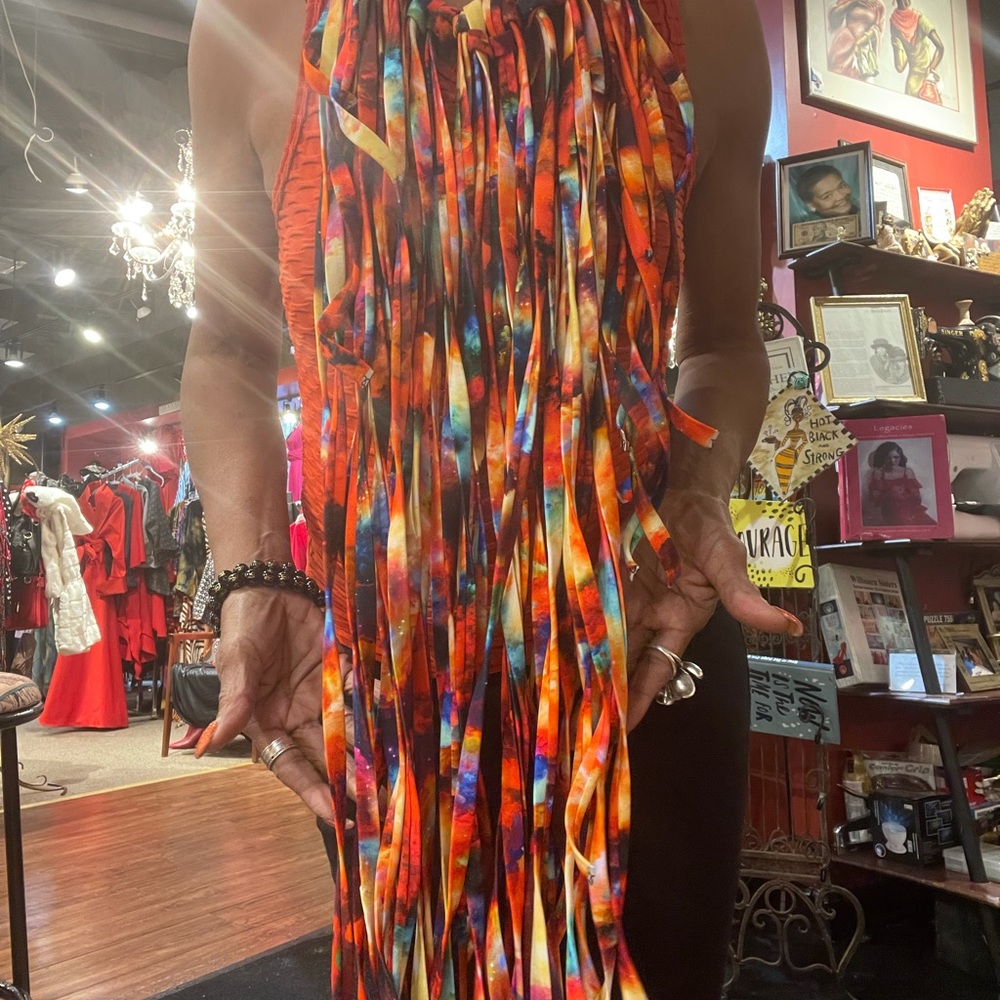 Sexy Risqué Fringed Nwcklace